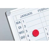 thumbnail of PROREGAL Jahresplaner Whiteboard Slim inkl. magnetische Monat-, Tages- & Zifferstreifen, HxB 90x120cm, inkl. Befestigungsmaterial & Stiftablage, Weiß