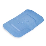 thumbnail of Blaues detektierbares wasserabweisendes & elastisches Pflaster 50x72mm - 50St