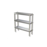 thumbnail of Scaffalatura inox ad incastro - n.3 Ripiani FORATI - H.cm. 150 - Profondità 50 cm. - 110x50x150H, AISI 304
