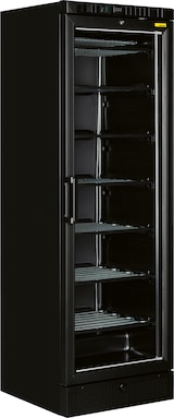 thumbnail of NORDCAP Glastürtiefkühlschrank TK 385 G BLACK, 300 Liter, schwarz