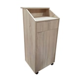 thumbnail of Ligne CHR Meuble d'accueil, bois, 150 x 47 x 116 cm, beige chianti oak