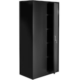 thumbnail of tectake Armoire de classement Blain avec 5 étagères 40x80x180cm - noir - 404378