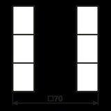 thumbnail of Jung Tastensatz komplett 3-fach LS 503 TSA SWM LS503TSASWM