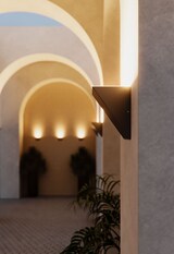 thumbnail of MINI COMET 40x90mm Corten-LED-Wandleuchte, 10/20W Schalter 2700K/3200K/4000K, TRIAC-dimmbar IP65 - Beneito & Faure