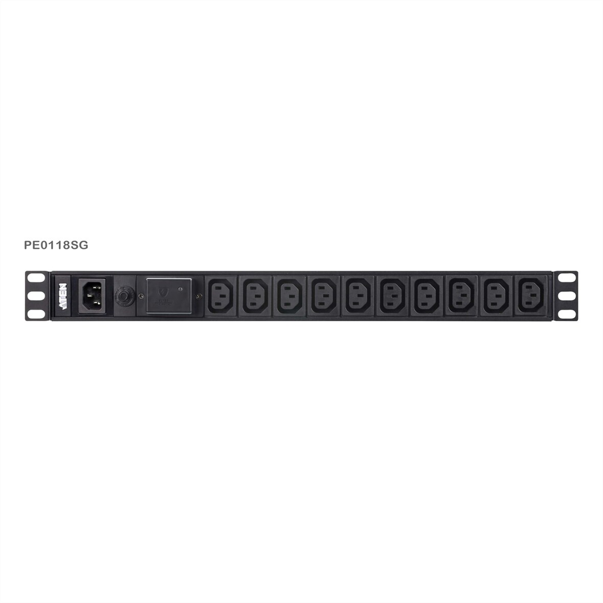 ATEN PE0118SG 1U 10A 18-Port Basic PDU mit Überspannungsschutz