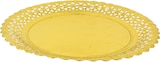 thumbnail of MONOUSO - Prato Naperon de Cartão Redondo Dourado 30 cm (5 Uds)