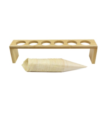 MONOUSO - Vassoio con Coni 33,5x6x8cm (1 Pezzo)