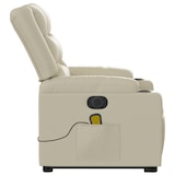 thumbnail of vidaXL Massagesessel mit Aufstehhilfe Elektrisch Creme Kunstleder
