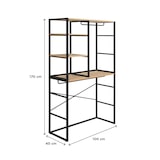 thumbnail of Lot de 2 portants vêtements sous combles KADRA modulables 200x85cm