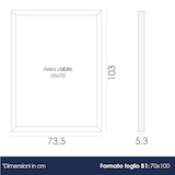 thumbnail of Danieli - Cornice a Scatto LED Bifacciale Retroilluminata per Poster. Schermo Led Pubblicitario in Alluminio (2xB1)