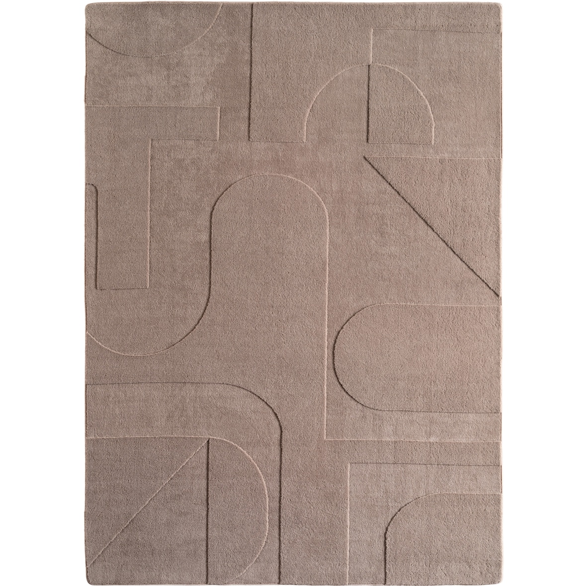 Carpetsale24 Boho Teppich Läufer 80 x 250 cm Beige, Weicher Skandinavischer Flurteppich Waschbar für Küche, Eingangsbereich oder Bettseite
