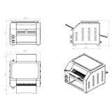 thumbnail of Toaster Convoyeur - 400 Tranches - CombiSteel