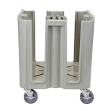 thumbnail of CAMBRO - ADCSC-480 - Chariot de service compact et réglable Série S avec 4 tours - 68,6 x 68,6 x 80,7 cm - Gris Moucheté