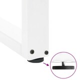 thumbnail of Pieds De Table Basse En U 2 Pièces Blanc 40 X (30 31) Cm Acier
