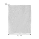 thumbnail of Relaxdays Filter Dunstabzugshaube, 5er Set, zuschneidbar, Dunstfilter für Abzugshauben, Fettfilter Vlies, 47x59 cm, weiß