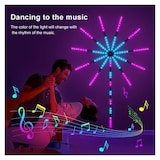 thumbnail of Luzes LED RGB Fita luminosa RGB cores inteligentes fogo de artifício Bluetooth APP controlo de som Coshano