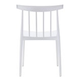 thumbnail of Lot de 4 chaises de terrasse blanc en plastique