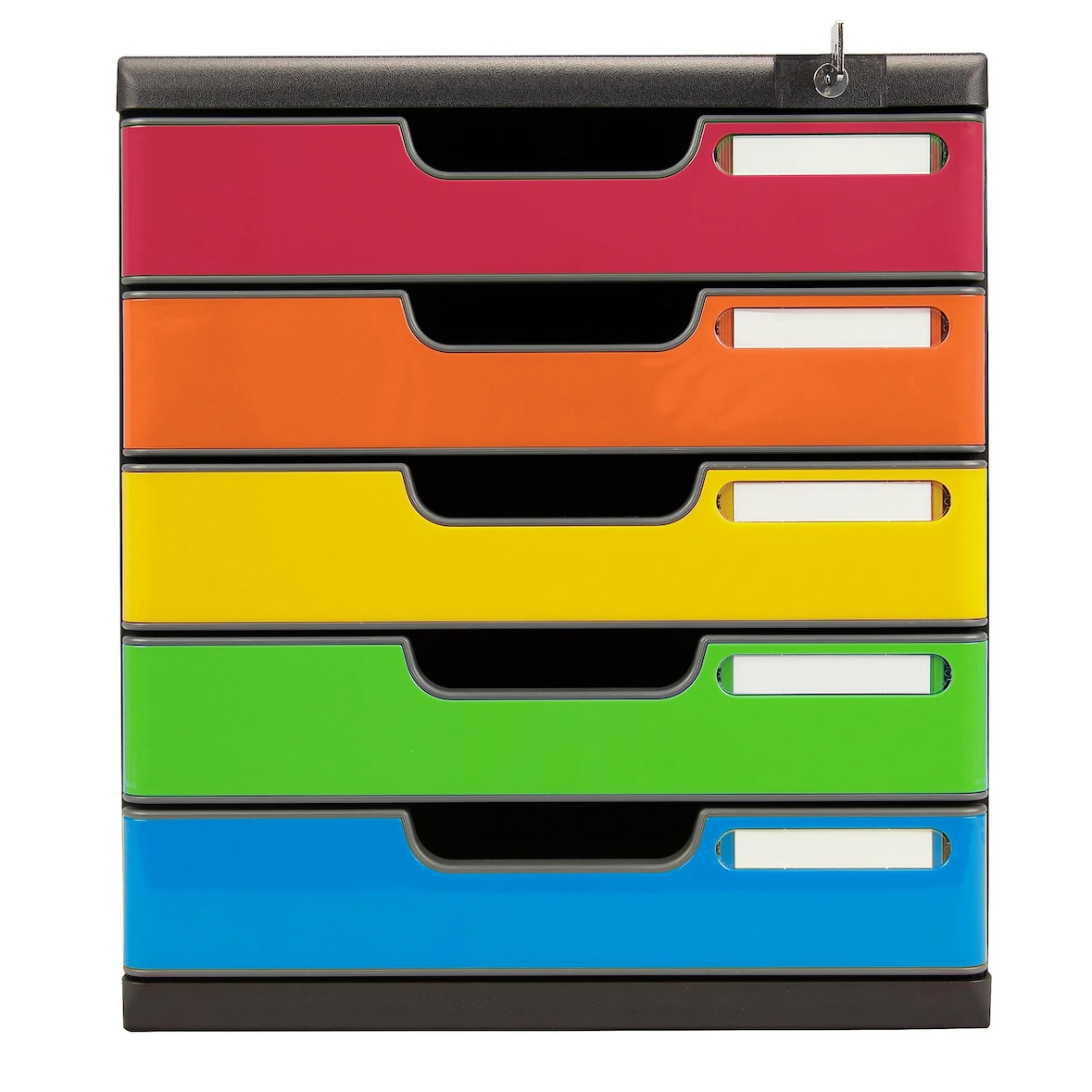 Exacompta 331798D 1x MODULO A4 - 5 Laden mit Schlüssel verschliessbar Iderama - Harlekin glossy
