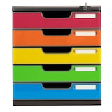 thumbnail of Exacompta 331798D 1x MODULO A4 - 5 Laden mit Schlüssel verschliessbar Iderama - Harlekin glossy