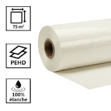 thumbnail of Bache peinture 3x25 m 40 microns Protection 75 m² Translucide 3x25 m Haute Qualité