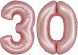 thumbnail of XL Folienballon roségold rosa Zahl 30