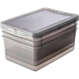 thumbnail of Keeeper - Juego de 3 Cajas de almacenamiento Polipropileno 11L en color en color Gris Translúcido 39x26,5x14 cm - Colección Bea
