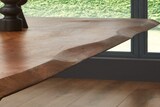 thumbnail of SAM® Esstisch Baumkante Akazie natur 180(280)x90 Ansteckplatten silber ADINA