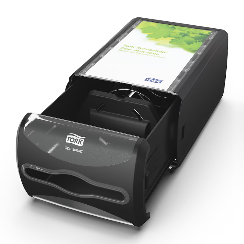 TORK Spender für Spenderservietten N4 Sys. Interfold 191x145x307 mm schwarz (272511)