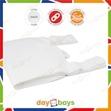 thumbnail of DayBays 88000 Stk. Hemdchentragetaschen 30+20x60 cm HDPE weiß geblockt, reissfest