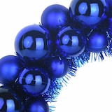 thumbnail of vidaXL Weihnachtsballkränze 2 pcs Blau 33 x 33 x 7 cm Polystyrol