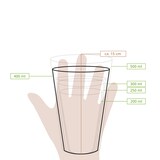 thumbnail of greenbox - Vaso de PLA transparente 400 ml / 16 oz, Ø 95 mm, 800 ud.