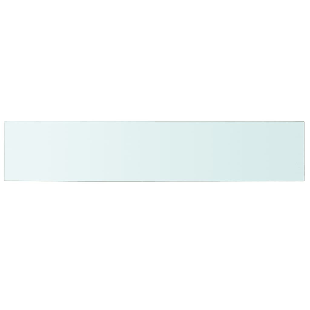 vidaXL Regalboden Glas Transparent 100x20 cm