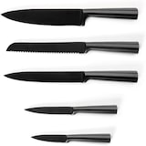 thumbnail of Messerset aus Edelstahl 5teilig, schwarz