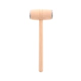 thumbnail of Fleischhammer Fleischklopfer Schnitzelklopfer Plattiereisen Metall besetzt