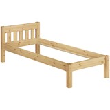 thumbnail of Bettrahmen Einzelbett 80x200 Futonbett Kieferbett Massivholz natur mit Rollrost 60.38-08