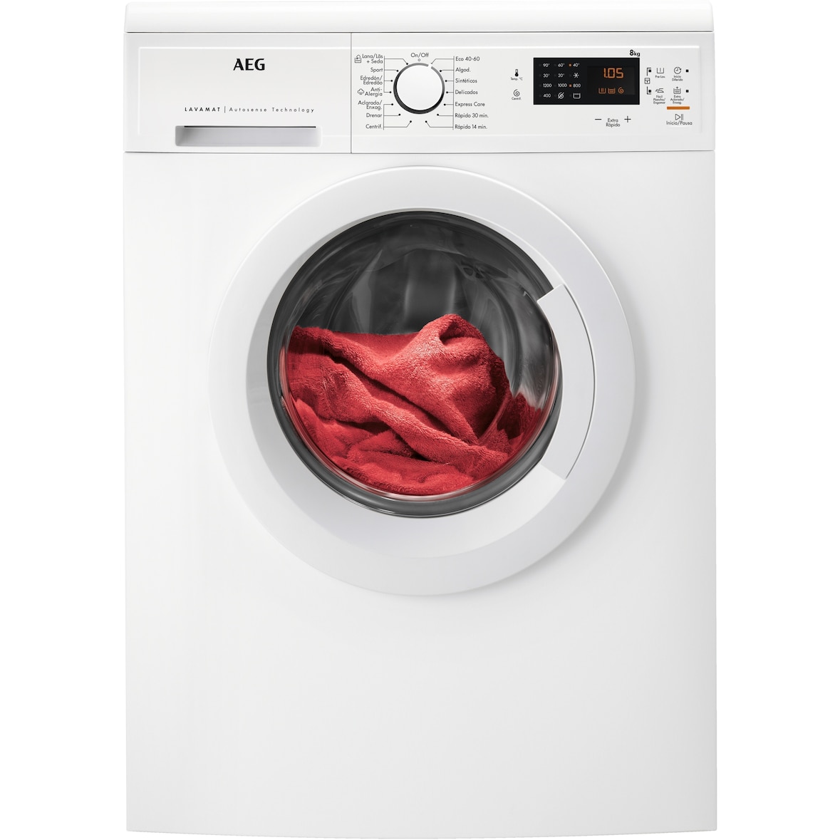 Lavadora Aeg LFA5I82WRE 8kg 1200rpm Display A