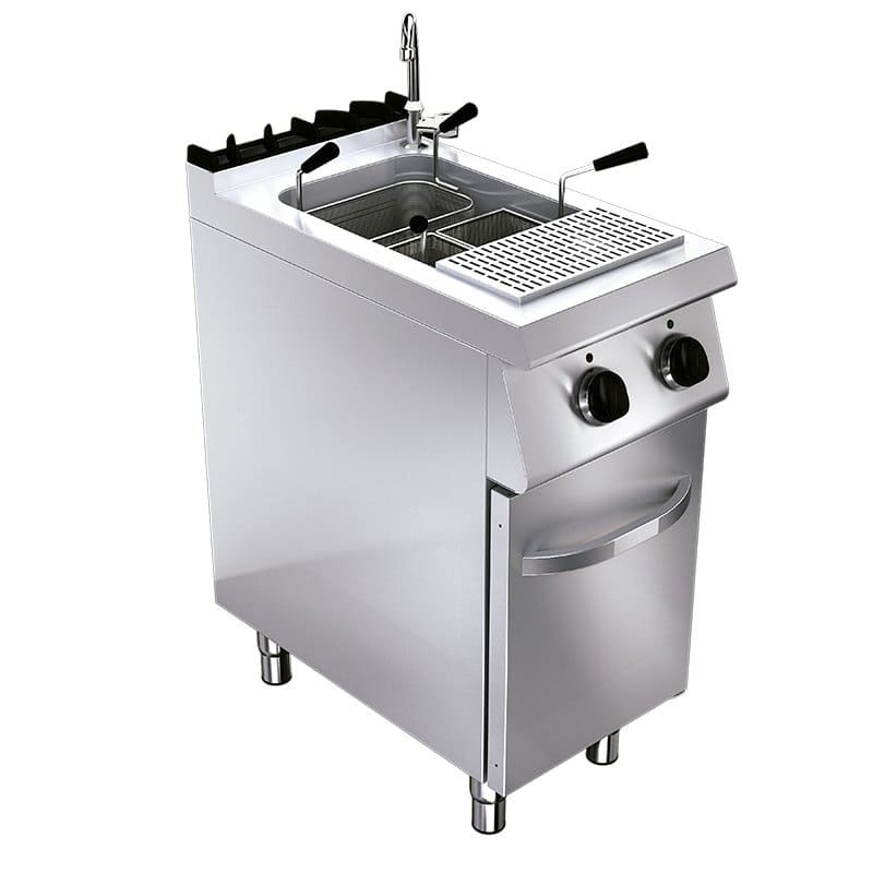 Cocedor de pasta eléctrico con mueble de 3 cestas – Serie Elite 700