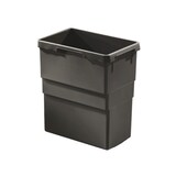 thumbnail of Hailo Inneneimer 1137679 dunkelgrau 30 Liter 397 x 258 x 413 mm