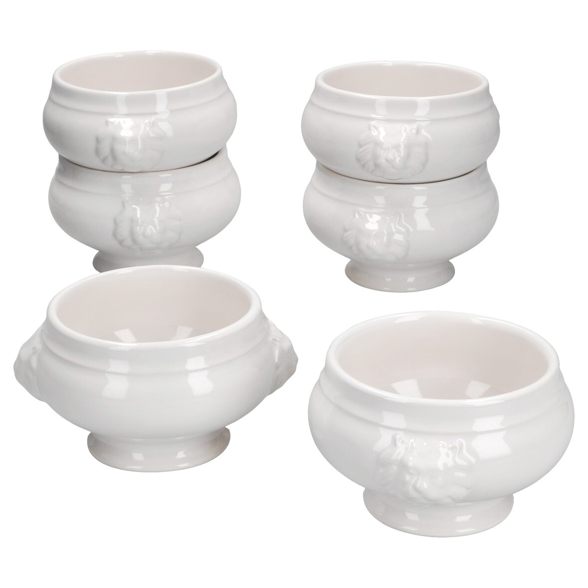 MamboCat 6er Set Löwenkopfterrine Leo 0,25L