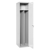 thumbnail of SimonRack Taquillas Vestuario Metálica, 1800x400x500 mm, 1 Puerta, Doble Compartimento, Incluye Llave, Gris/Blanco - Simonlocker