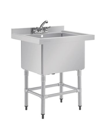 Vogue Diepe Wastafel 77cm Lang