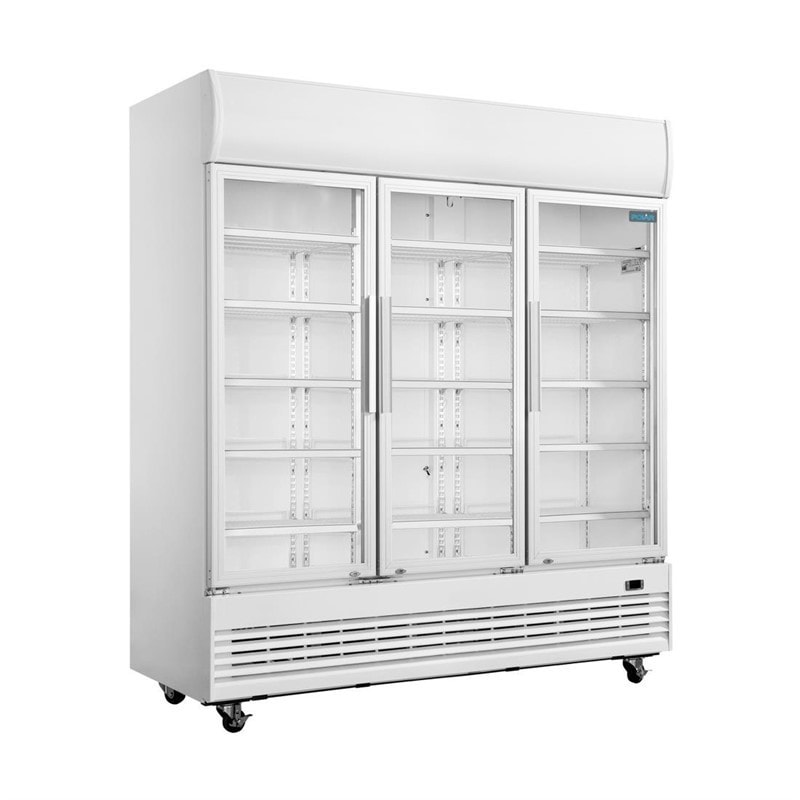 Vetrina refrigerata Polar a 3 porte da 1300 litri