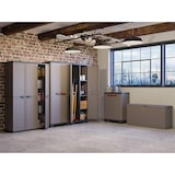 thumbnail of Keter Armadio Stilo Alto, 3 ripiani, 45 Kg di portata, Grigio, 68x39x173H cm