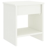 thumbnail of Table de chevet Blanc 35x30x40 cm Bois de pin massif