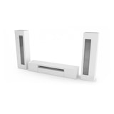 thumbnail of Dmora Parete attrezzata Enzo, Set salotto porta TV, Mobile soggiorno multiuso, 100% Made in Italy, cm 290x40h162, Bianco lucido