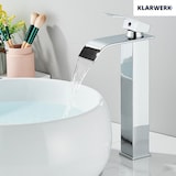 thumbnail of ROSA | Rubinetto da bagno premium a cascata alta cromato | miscelatore Hotel Gastro Premium per lavabo freestanding - in acciaio inox con bocca alta