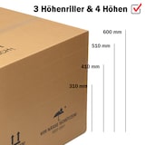 thumbnail of 2 Faltkartons 1200 x 600 x 600 mm Karton DHL Paket 120.