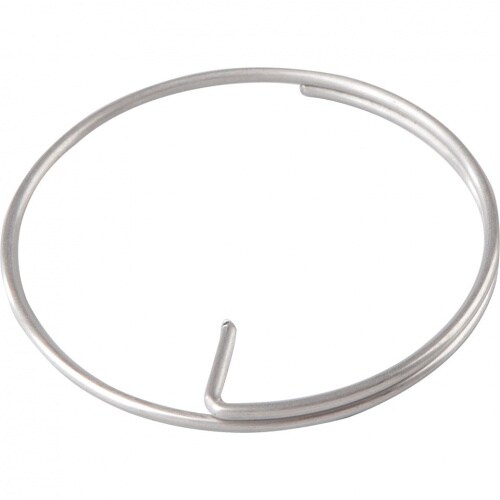 König Werbeanlagen Schild I Befestigungsring, für gravierte/bedruckte Schilder, Edelstahl, Ø 60mm