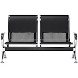 thumbnail of Banc d'attente Airport similicuir Noir / Noir/2 places