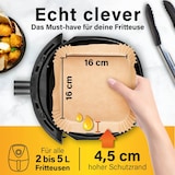thumbnail of GOURMETmaxx Backpapierschalen für Heißluftfritteusen (2–5 l) - 50 Stück